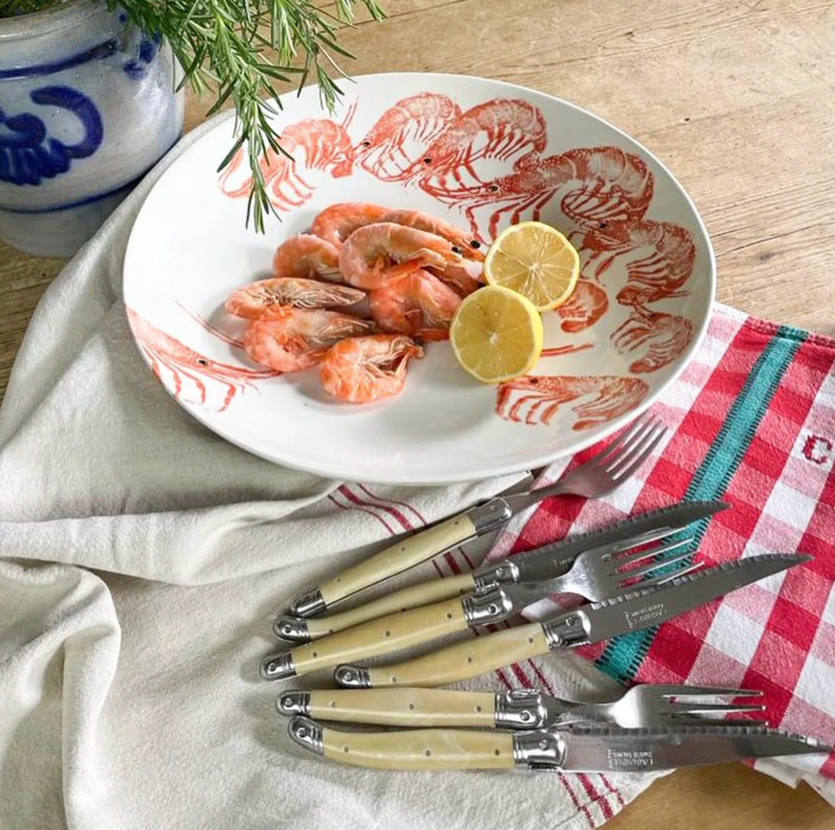 Bliss Home Large Serving Dish, Prawns - Image 5