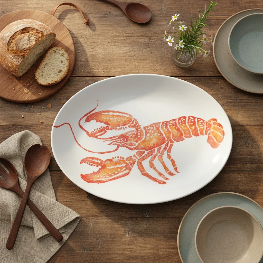 Bliss Home Serving Extra Large Oval Platter, Lobster - Image 4
