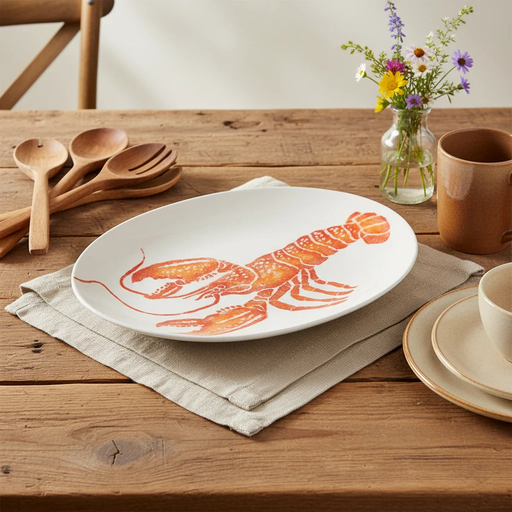 Bliss Home Serving Extra Large Oval Platter, Lobster - Image 5