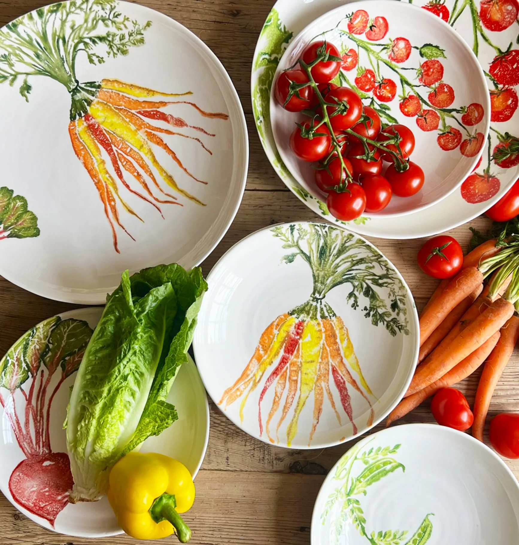 Bliss Home Large Serving Dish, Heritage Carrots - Image 3
