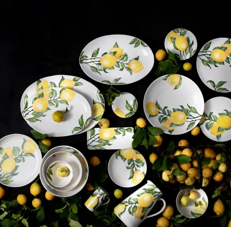 Bliss Home Side Plate, Lemons - Image 4