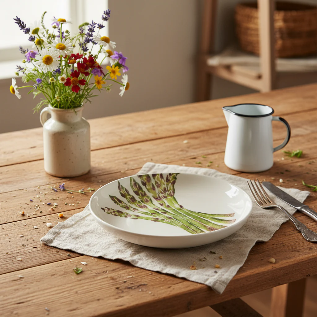 Bliss Home Supper Bowl, Asparagus - Image 4