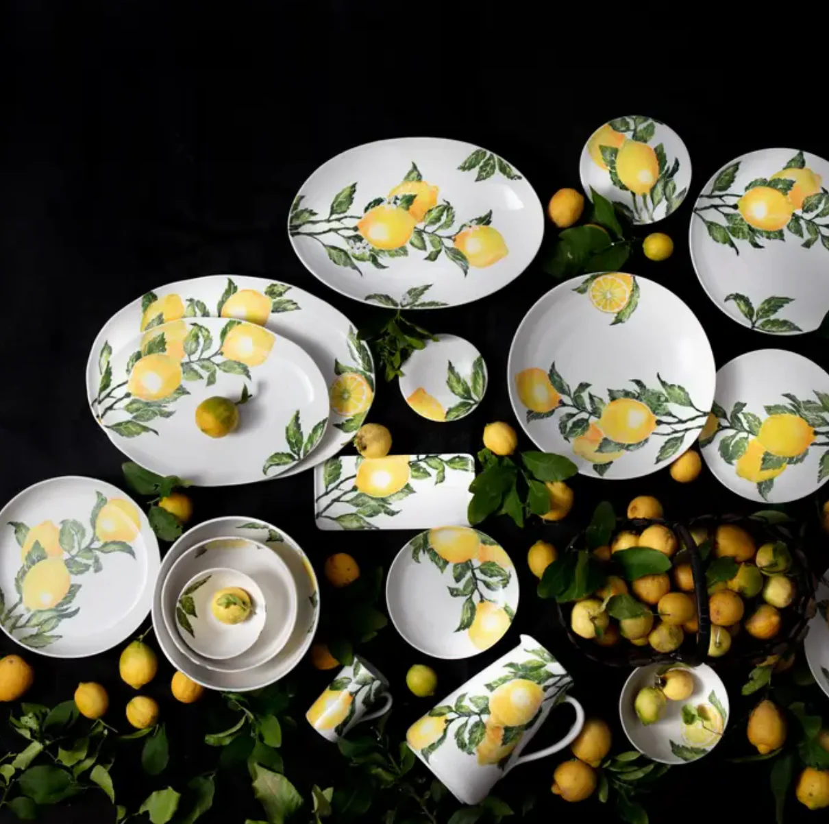 Bliss Home Supper Bowl, Lemons - Image 4