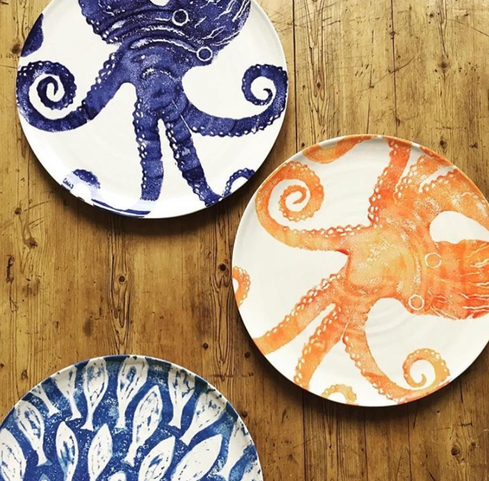 Bliss Home Supper Bowl, Orange Octopus - Image 5