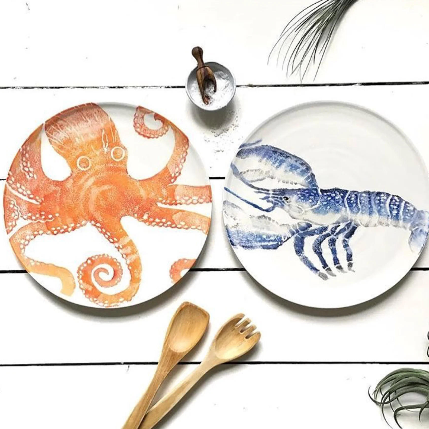 Bliss Home Supper Bowl, Orange Octopus - Image 6