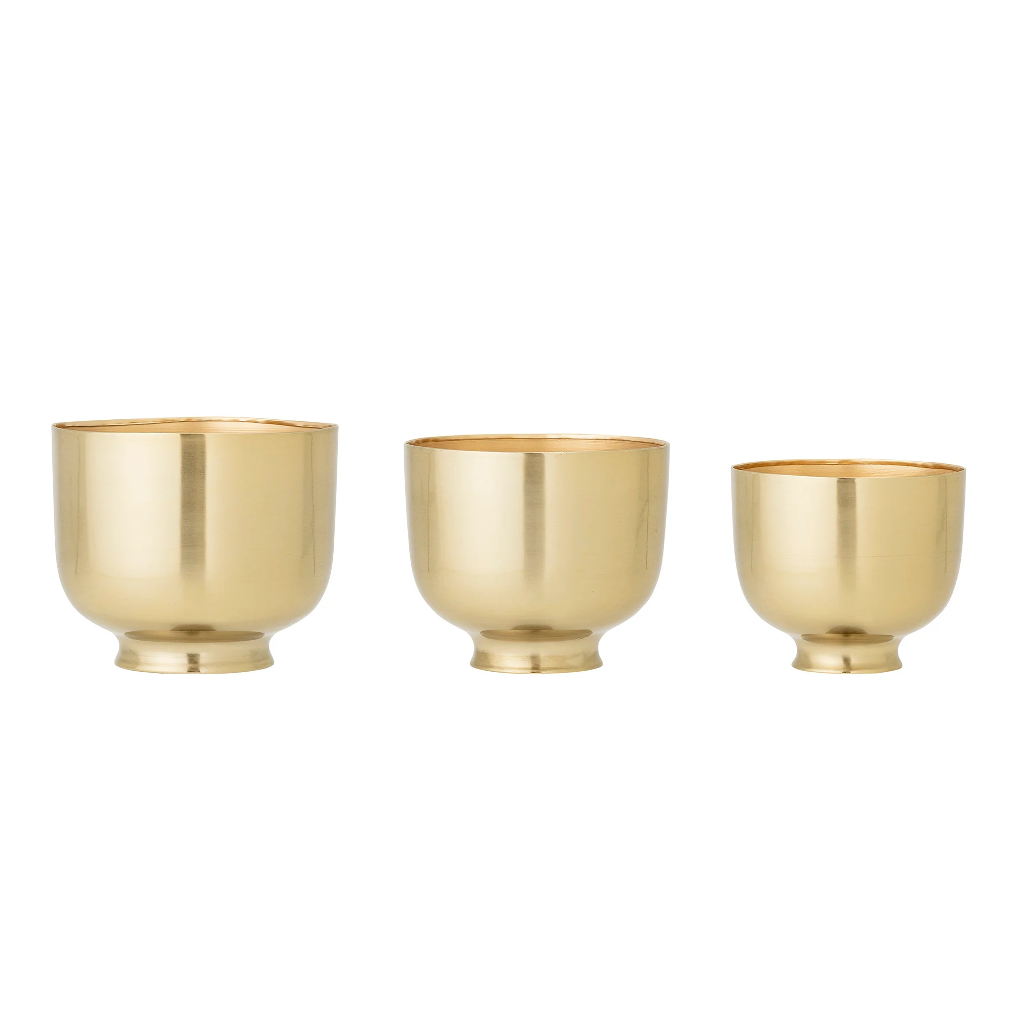 Bloomingville Metal Planter, Gold - Image 5