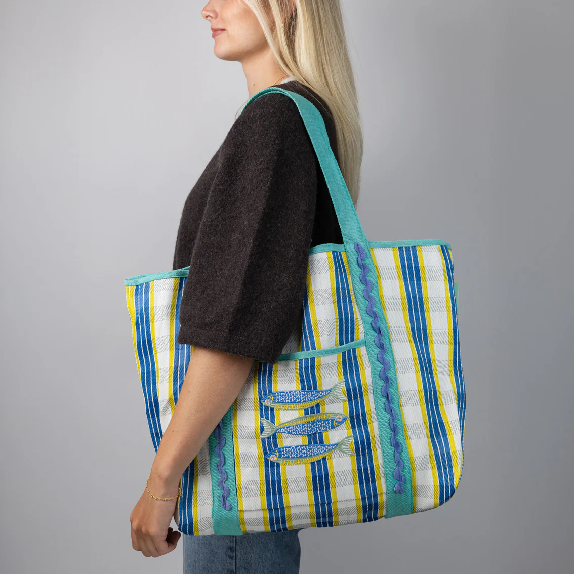 Bon Appetit Sardine Tote Bag (Recycled Plastic) - Image 4