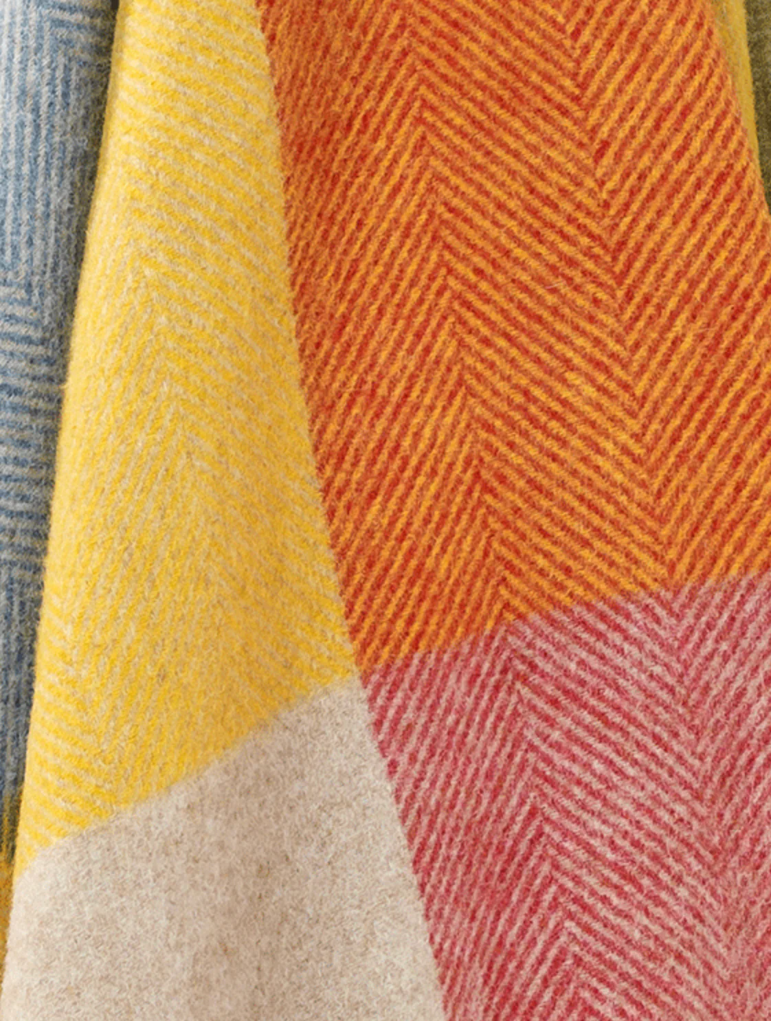 Bronte By Moon Harland Shetland Wool Throw, Multi - Image 8