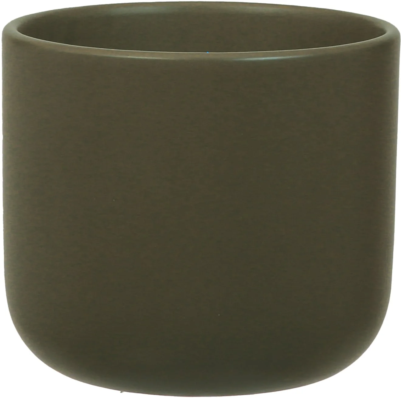 Capri Ceramic Plant Pot, Green