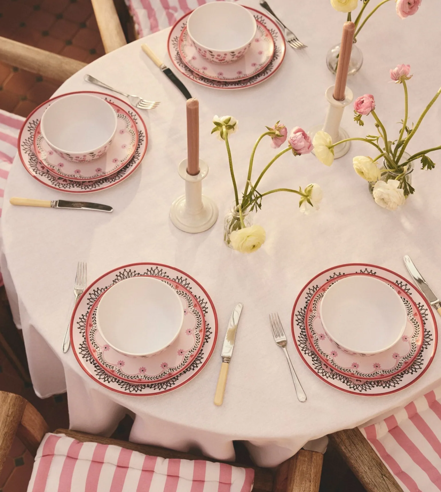 Cath Kidston Cherry Melamine Picnic Side Plates (Set Of 4) - Image 6