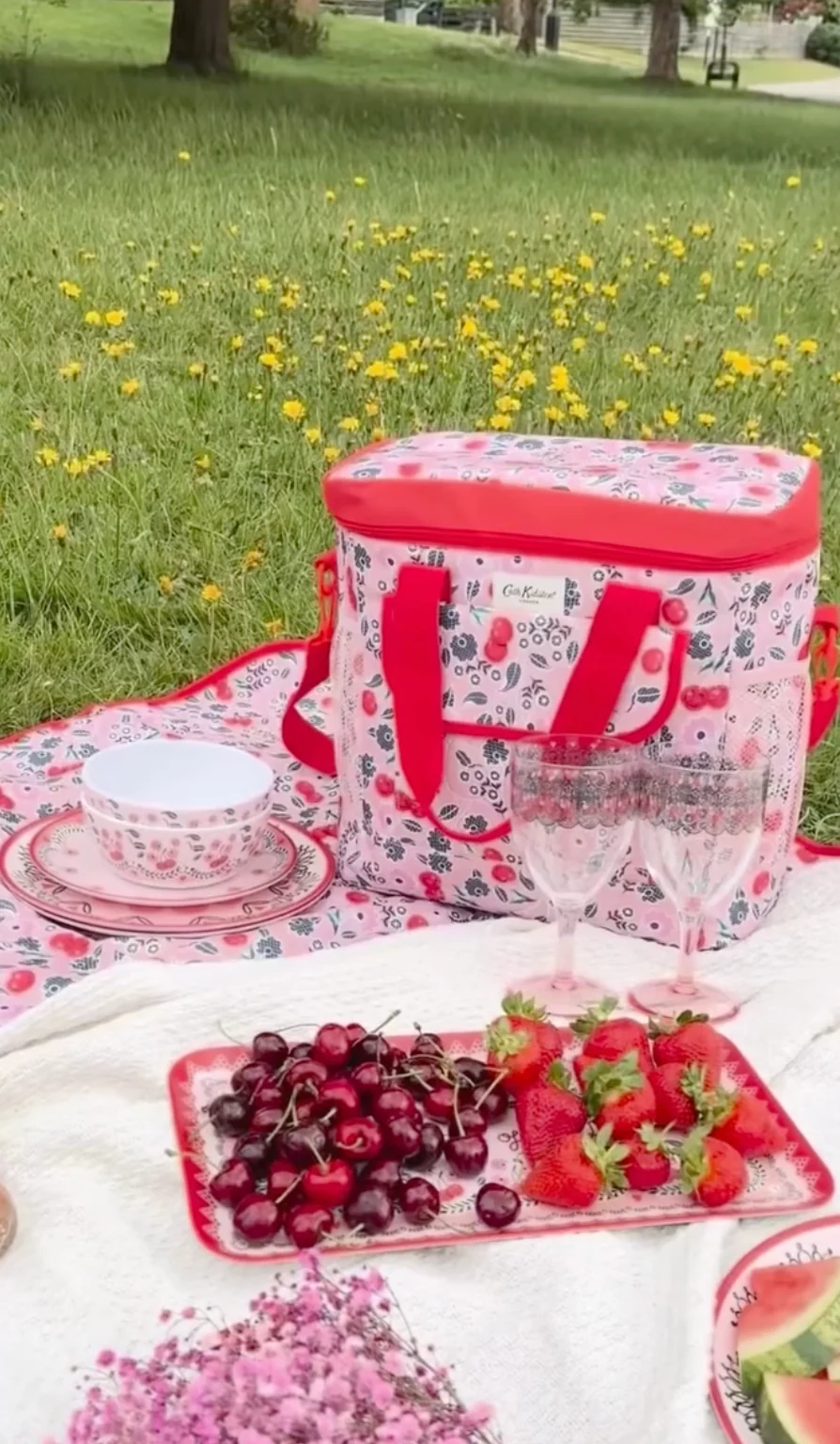 Cath Kidston Cherry Picnic Blanket - Image 6