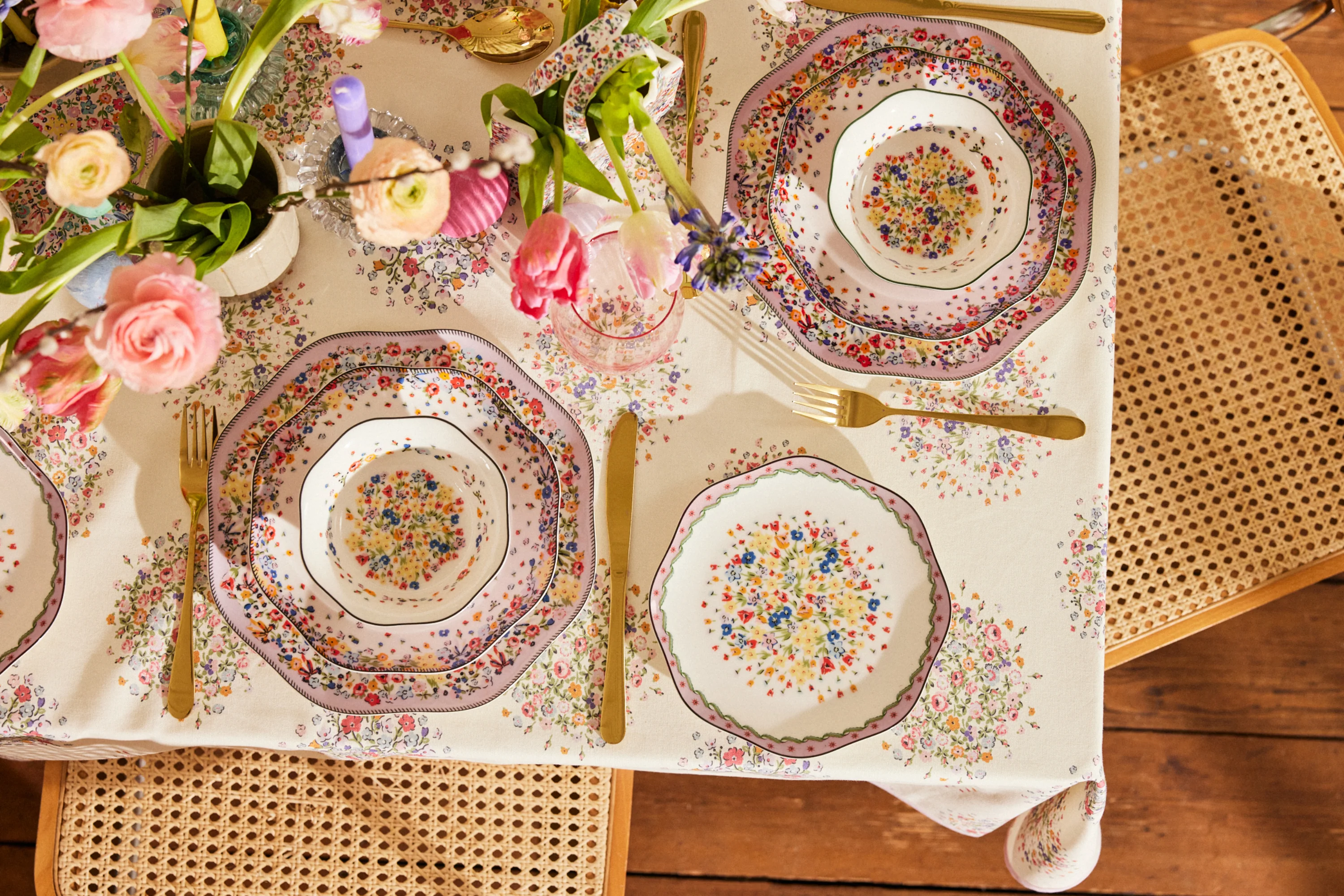 Cath Kidson Harmony Ditsy 12 Piece Dinner Set - Image 7