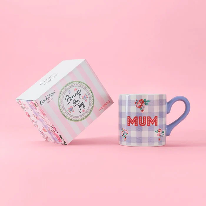 Cath Kidston Gingham Mum Shortie Mug - Image 3