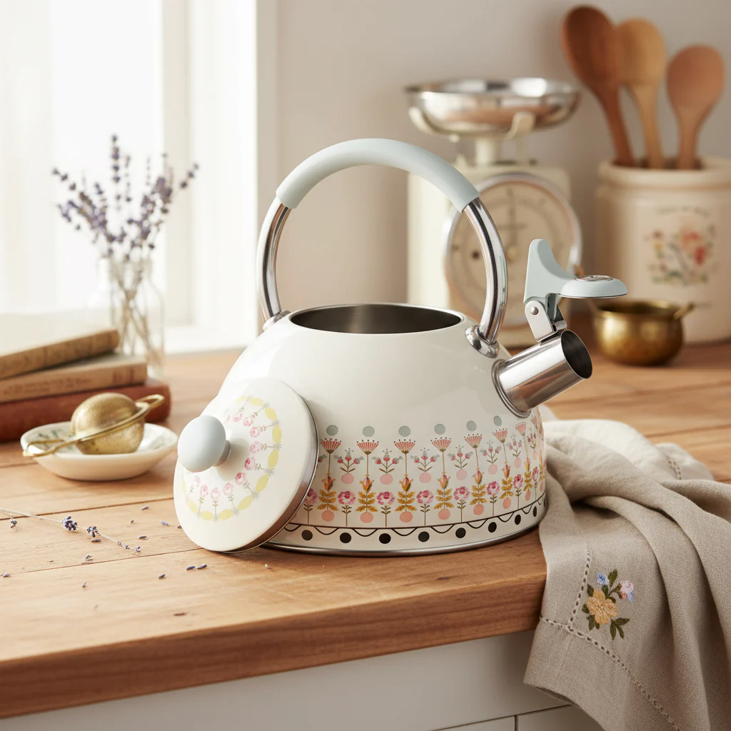 Cath Kidston Painted Table Stovetop Kettle - Image 3