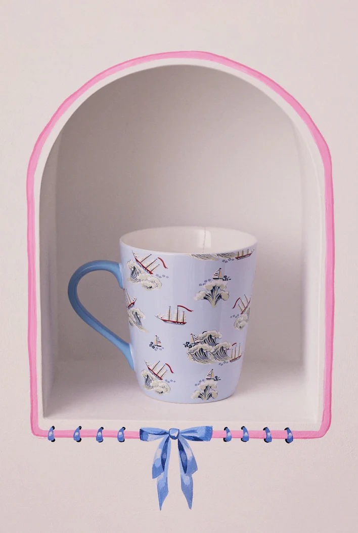 Cath Kidston Stanley Mug, Boats - Image 3