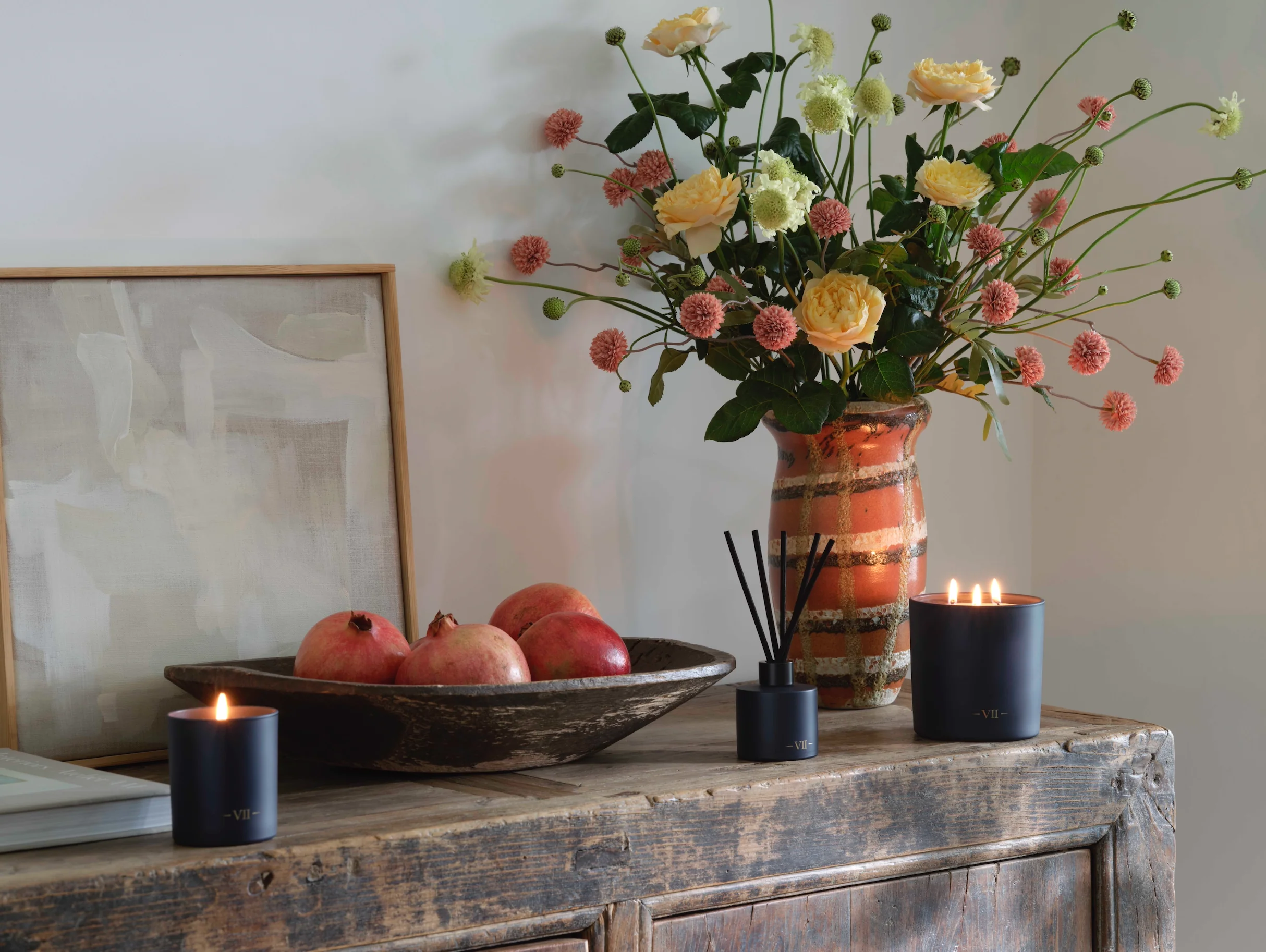 Charles Farris Portobello Scented Candle, Golden Rose, Pomegranate & Davana - Image 6