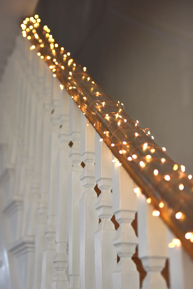 Cluster LED Fairy Lights Copper 20 M (Mains Powered) - Image 2