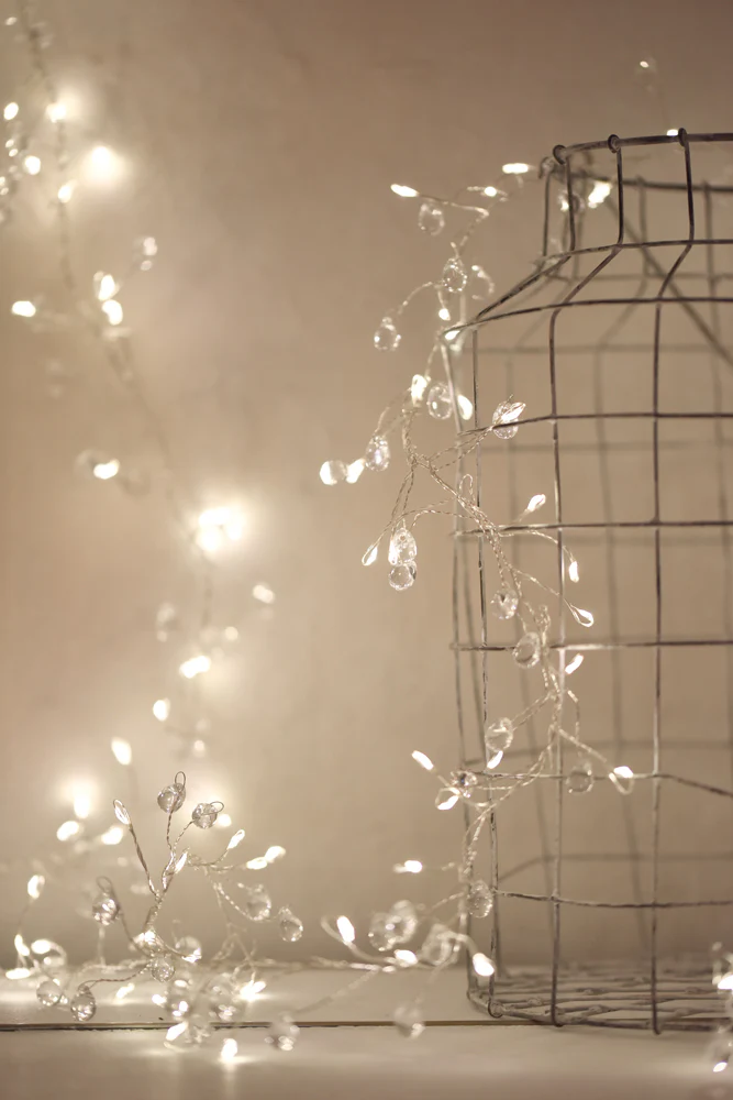 Crystal Cluster LED  Fairy Lights (Mains Powered) - Image 3