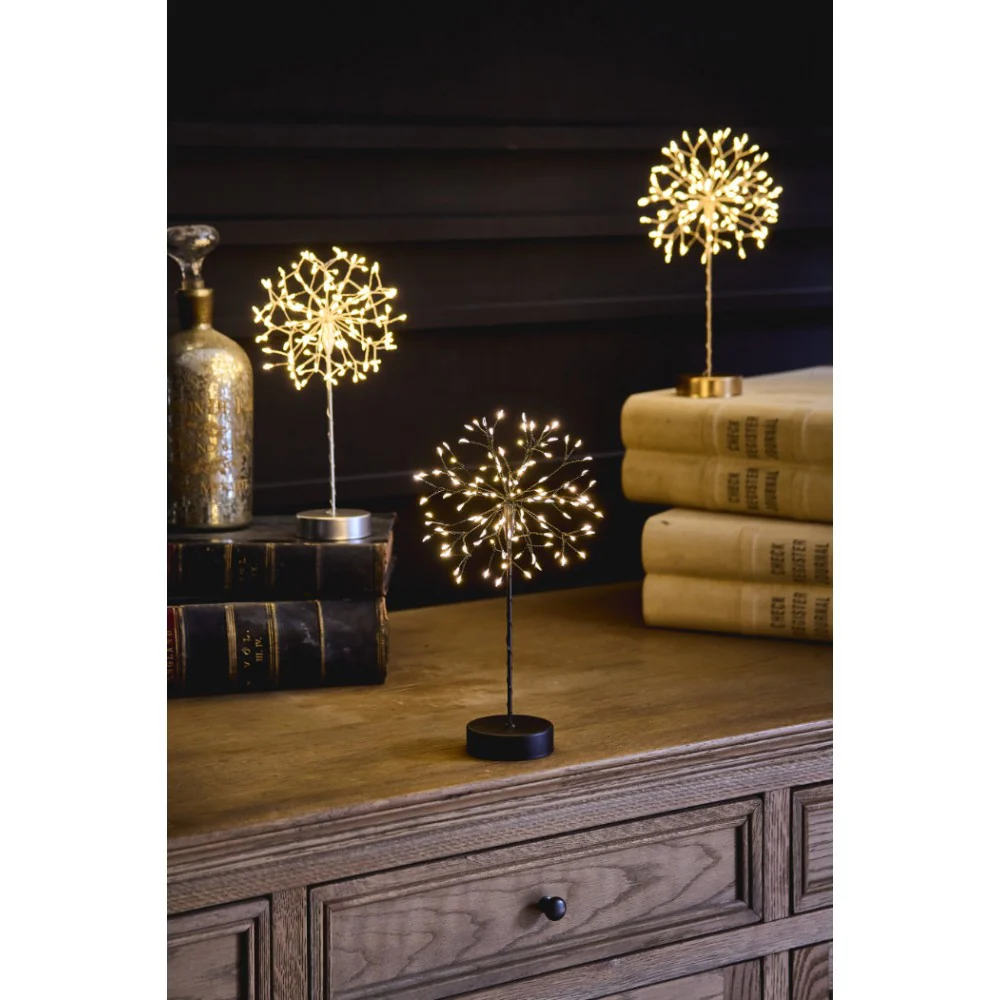 Dandelion Mini Table LED Fairy Light, Black - Image 2