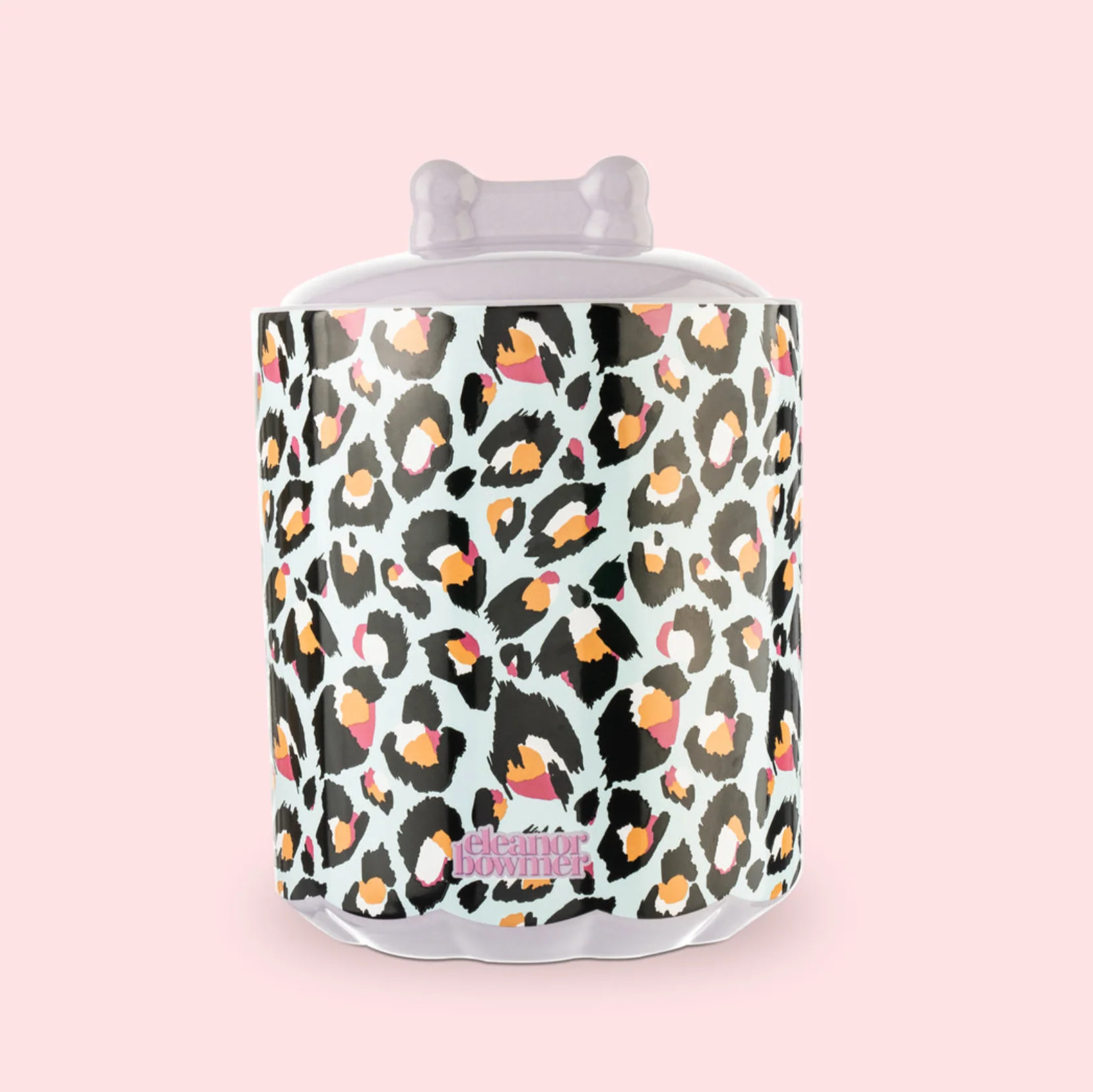 Eleanor Bowmer Ceramic Pet Food Storage Jar,Leopard
