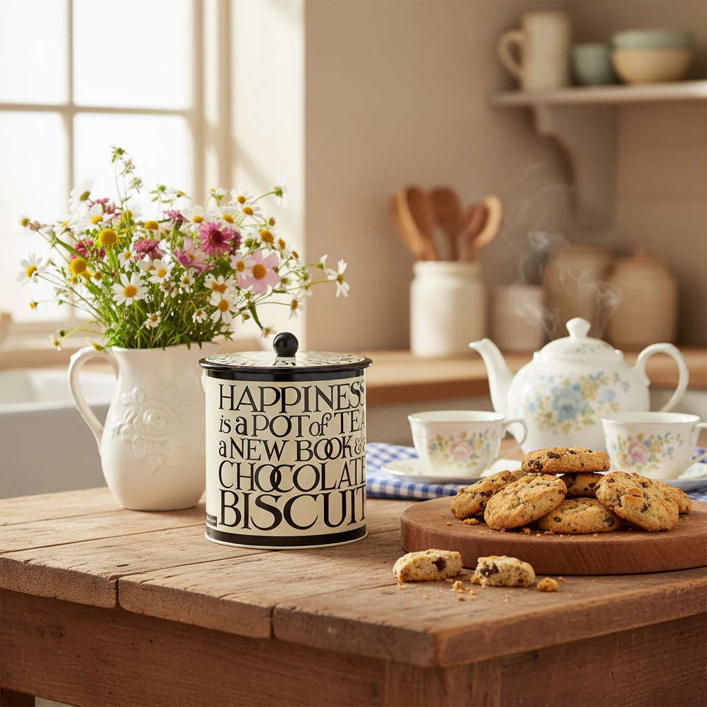 Emma Bridgewater Biscuit Barrel, Black Toast - Image 2