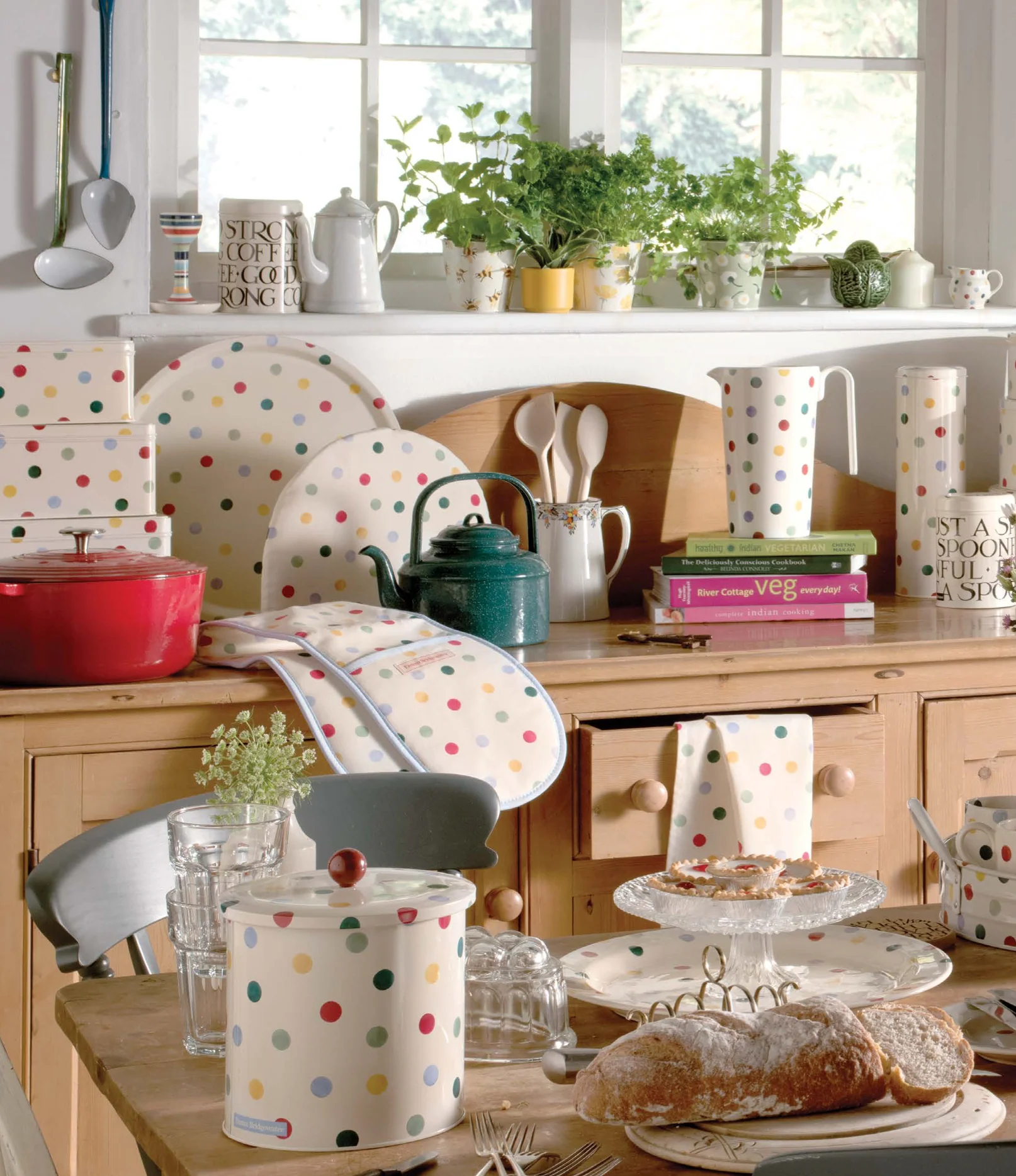 Emma Bridgewater Biscuit Barrel, Polka Dots - Image 4