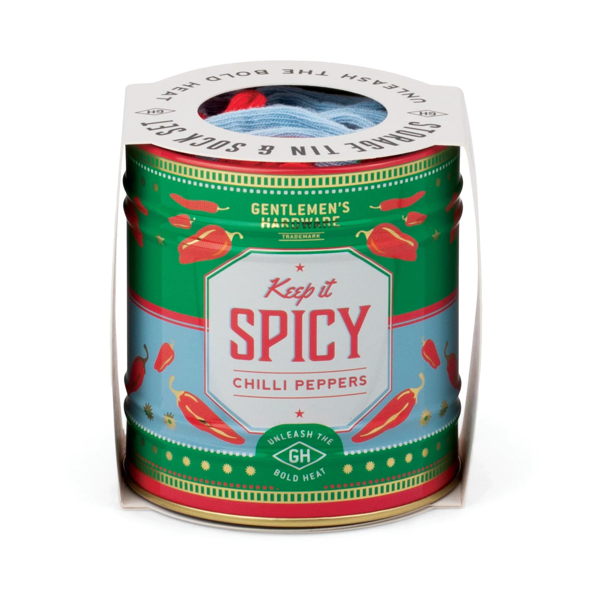 Gentlemens Hardware Socks In A Can, Chillies - Image 2