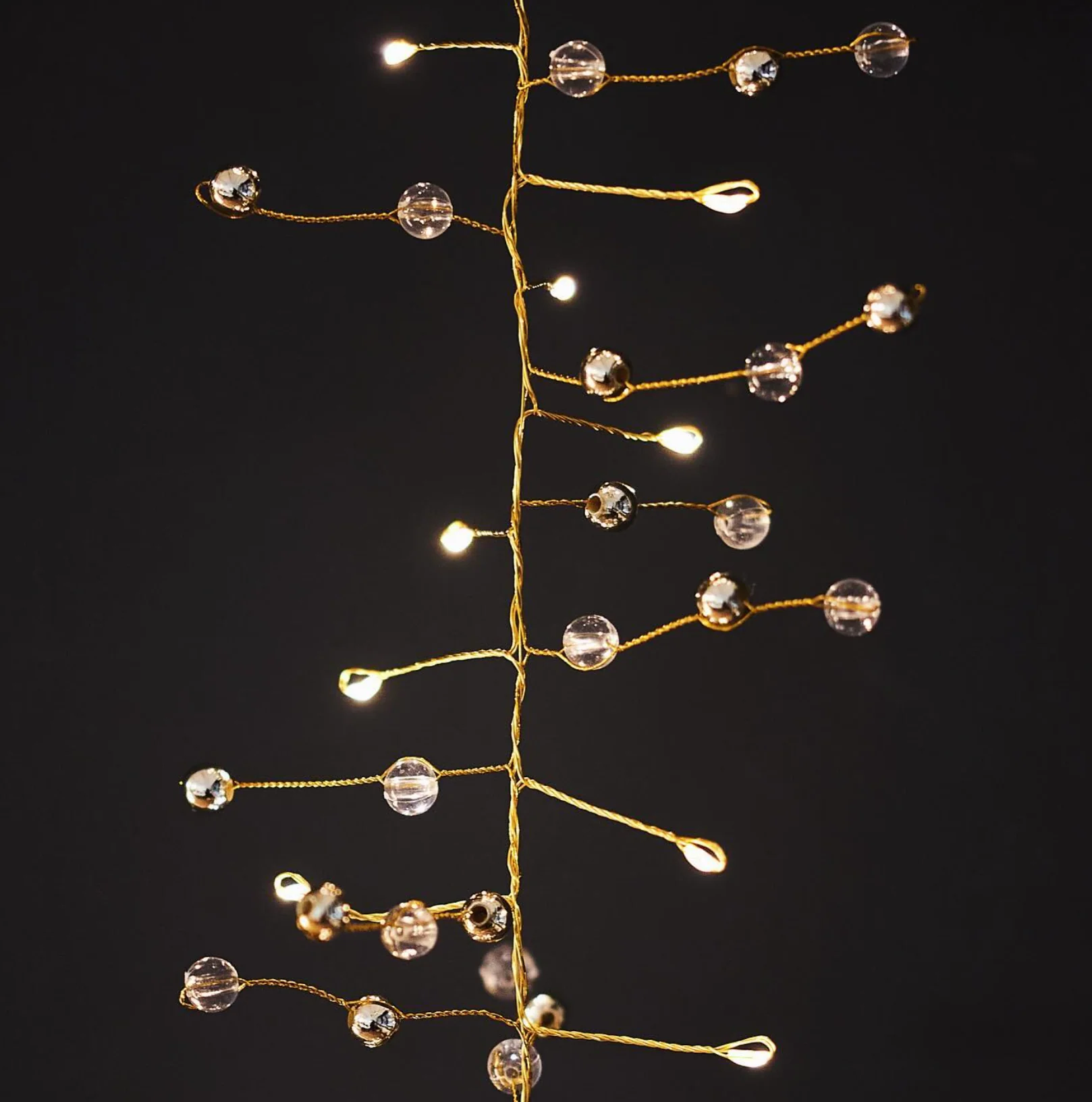 Golden Glow LED Fairy Lights (Battery Powered)