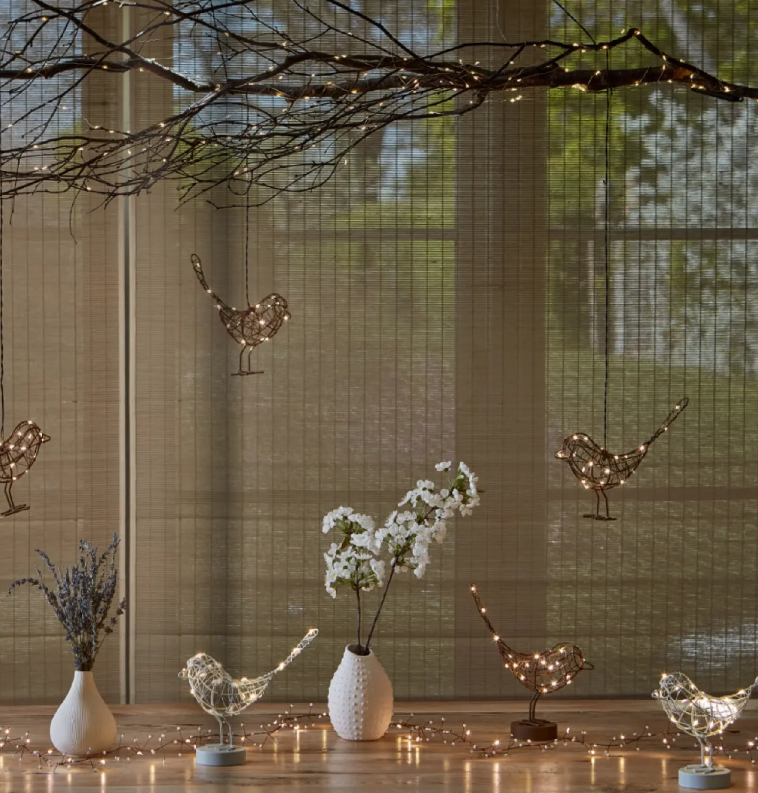 Hanging Robin  LED Fairy Light (Battery Powered) - Image 3