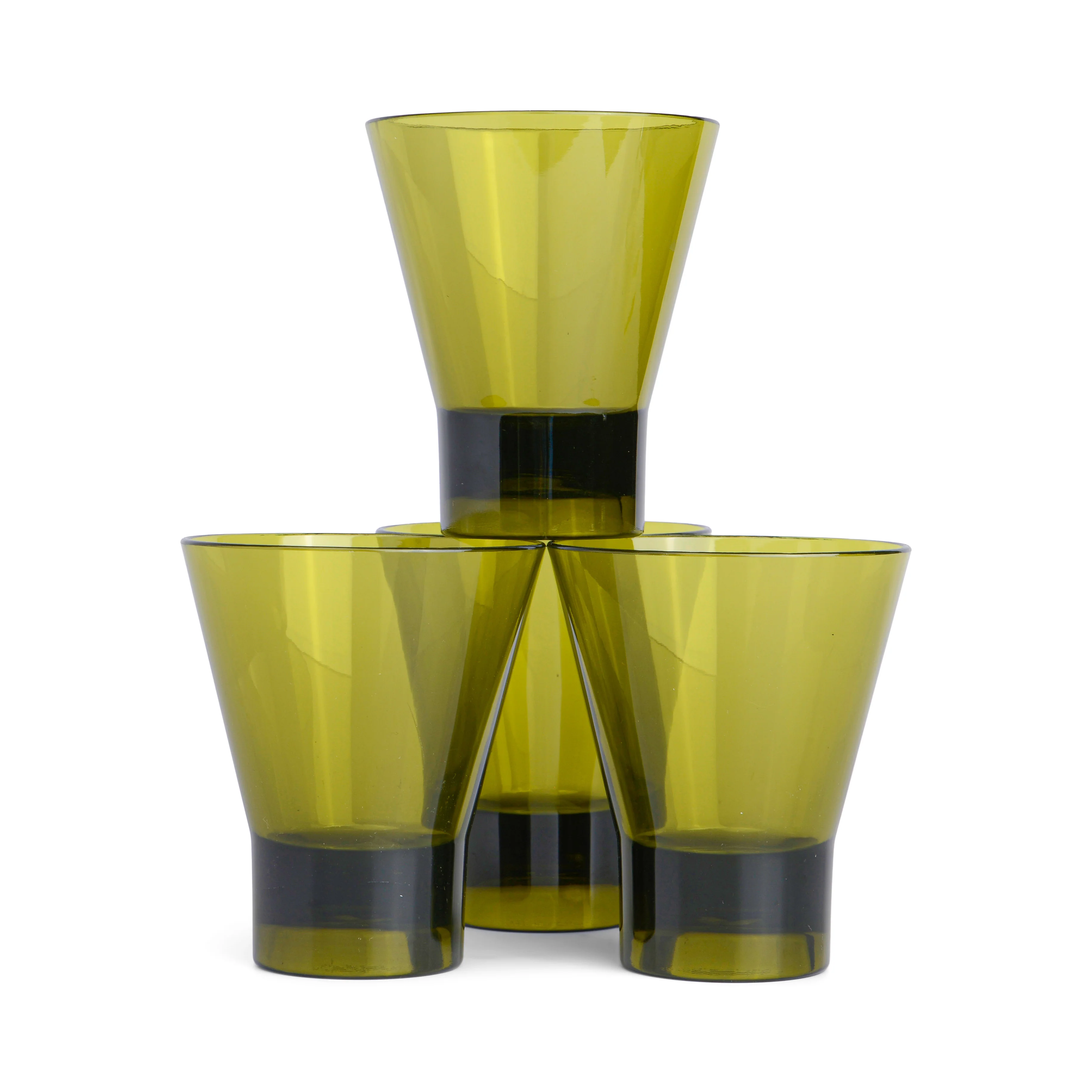 Here's How Gilda Acrylic Tumblers, Olive  (Set of 4) - Image 5