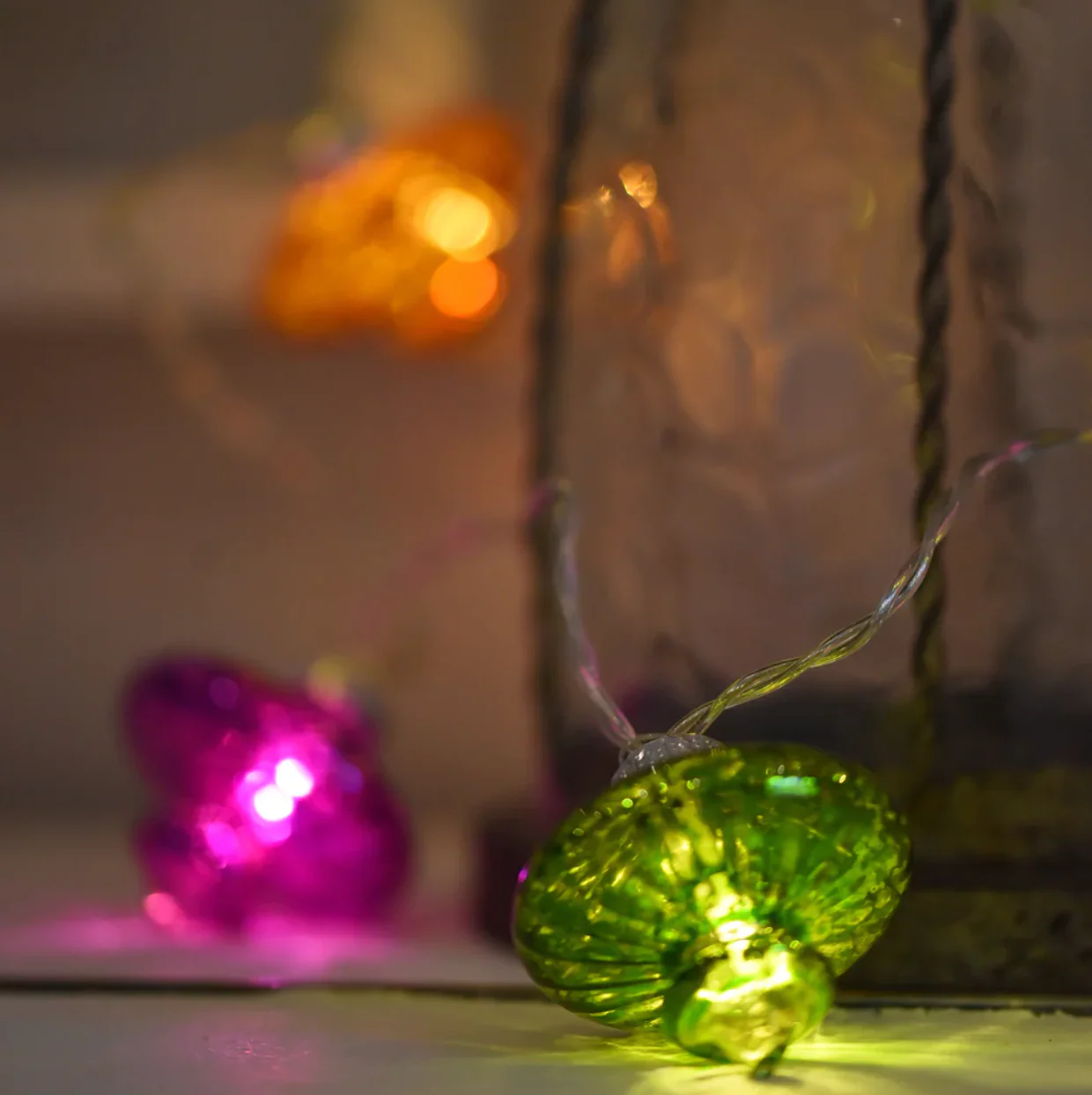 Kasbah Handmade Glass LED Fairy Light - Image 3