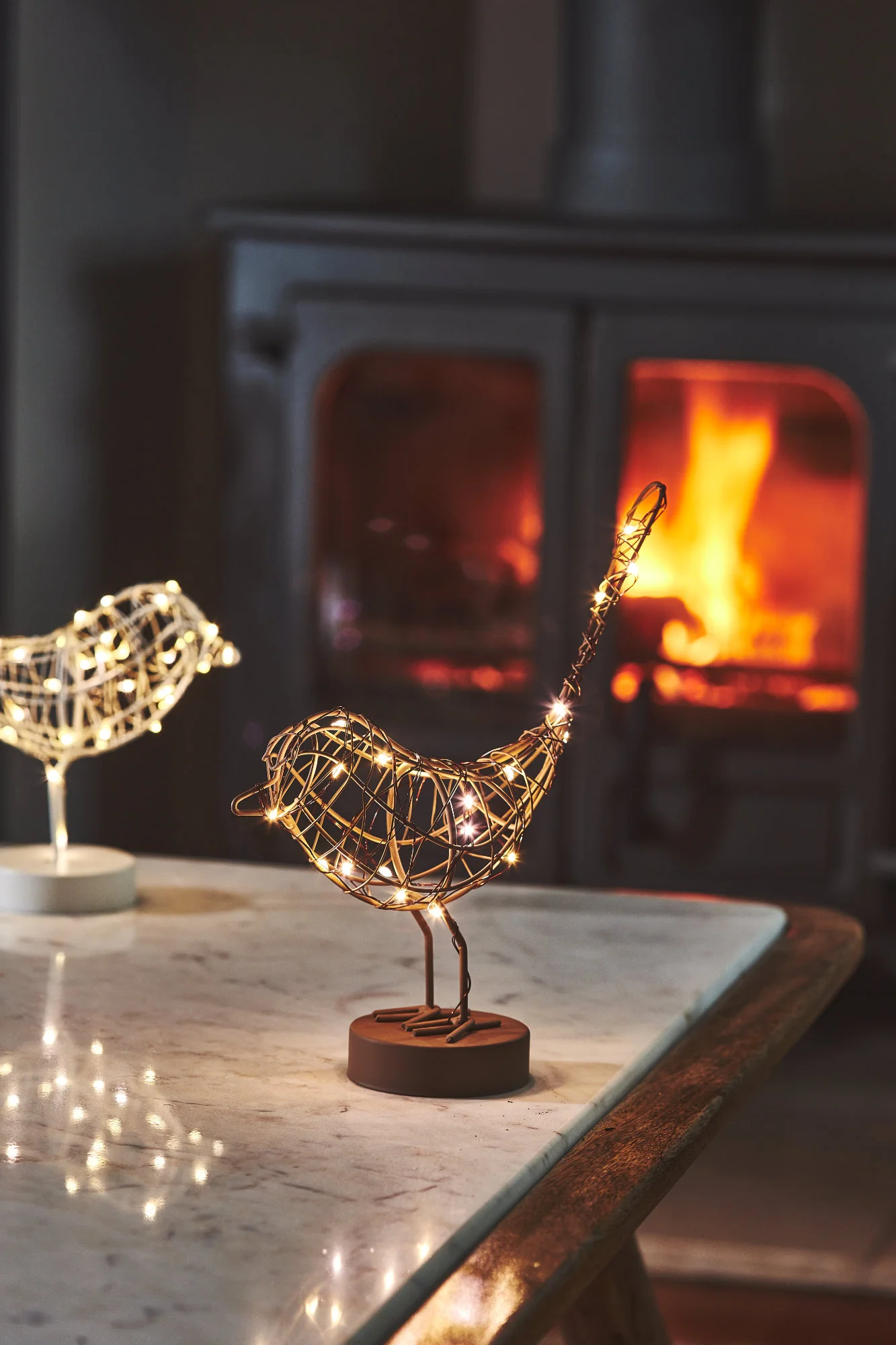 LED Table Top Robin Fairy Light (Battery Operated) - Image 11