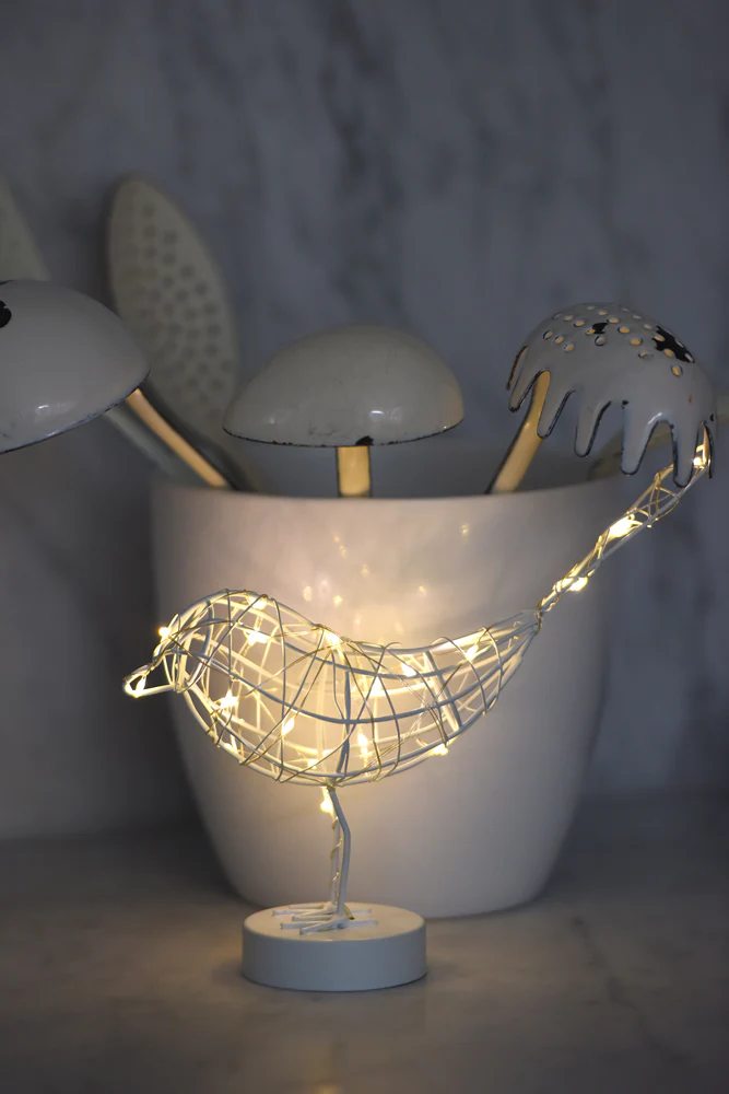 LED Table Top Robin Fairy Light (Battery Operated) - Image 13