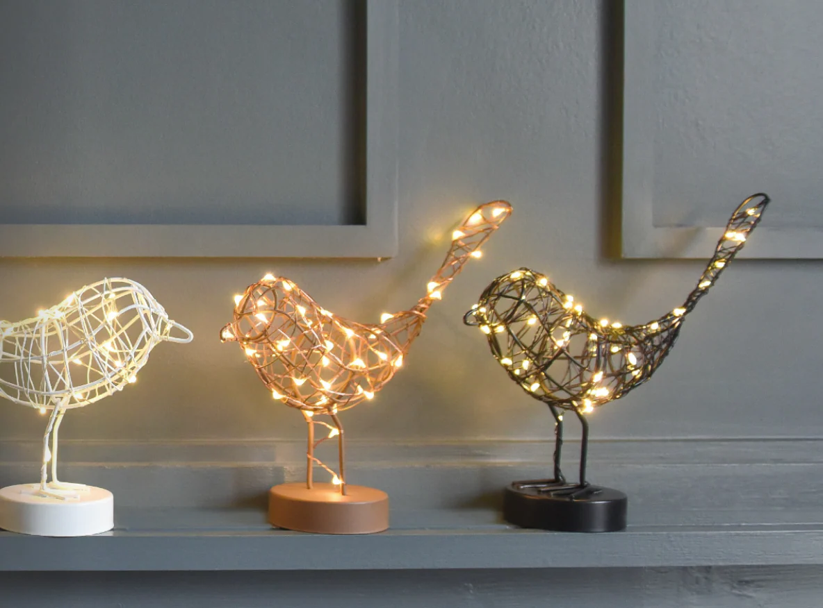 LED Table Top Robin Fairy Light (Battery Operated) - Image 14