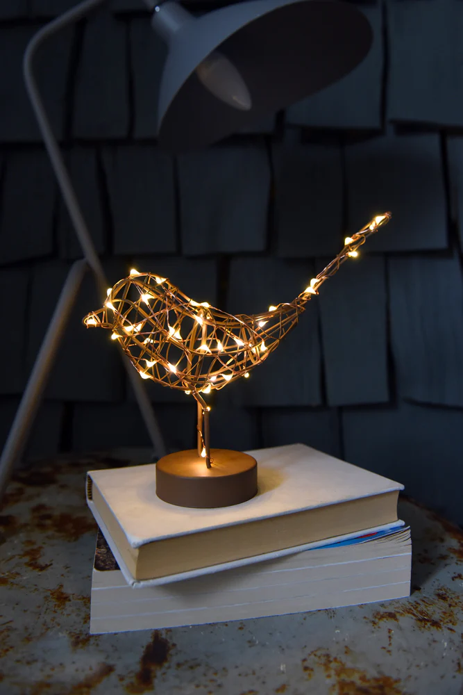 LED Table Top Robin Fairy Light (Battery Operated) - Image 5