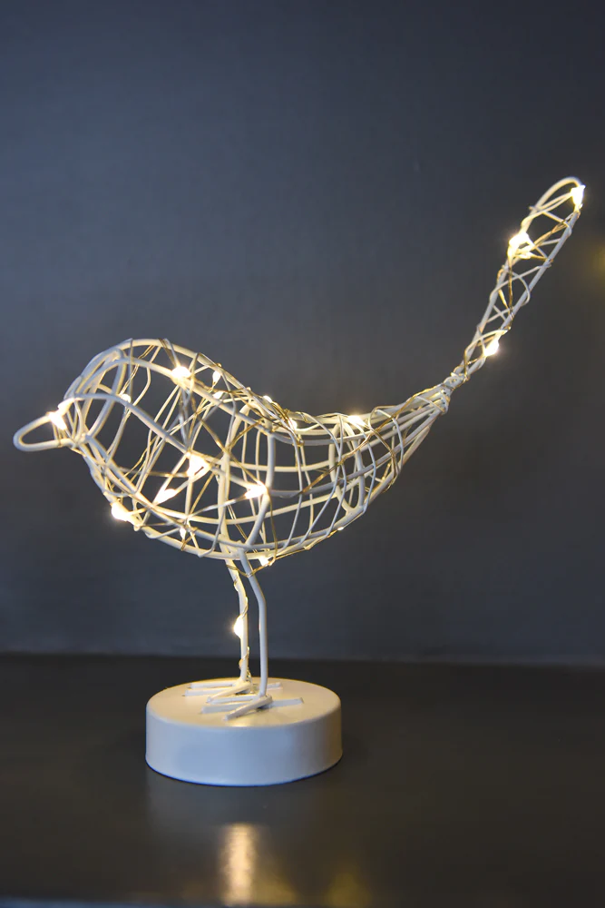 LED Table Top Robin Fairy Light (Battery Operated) - Image 8