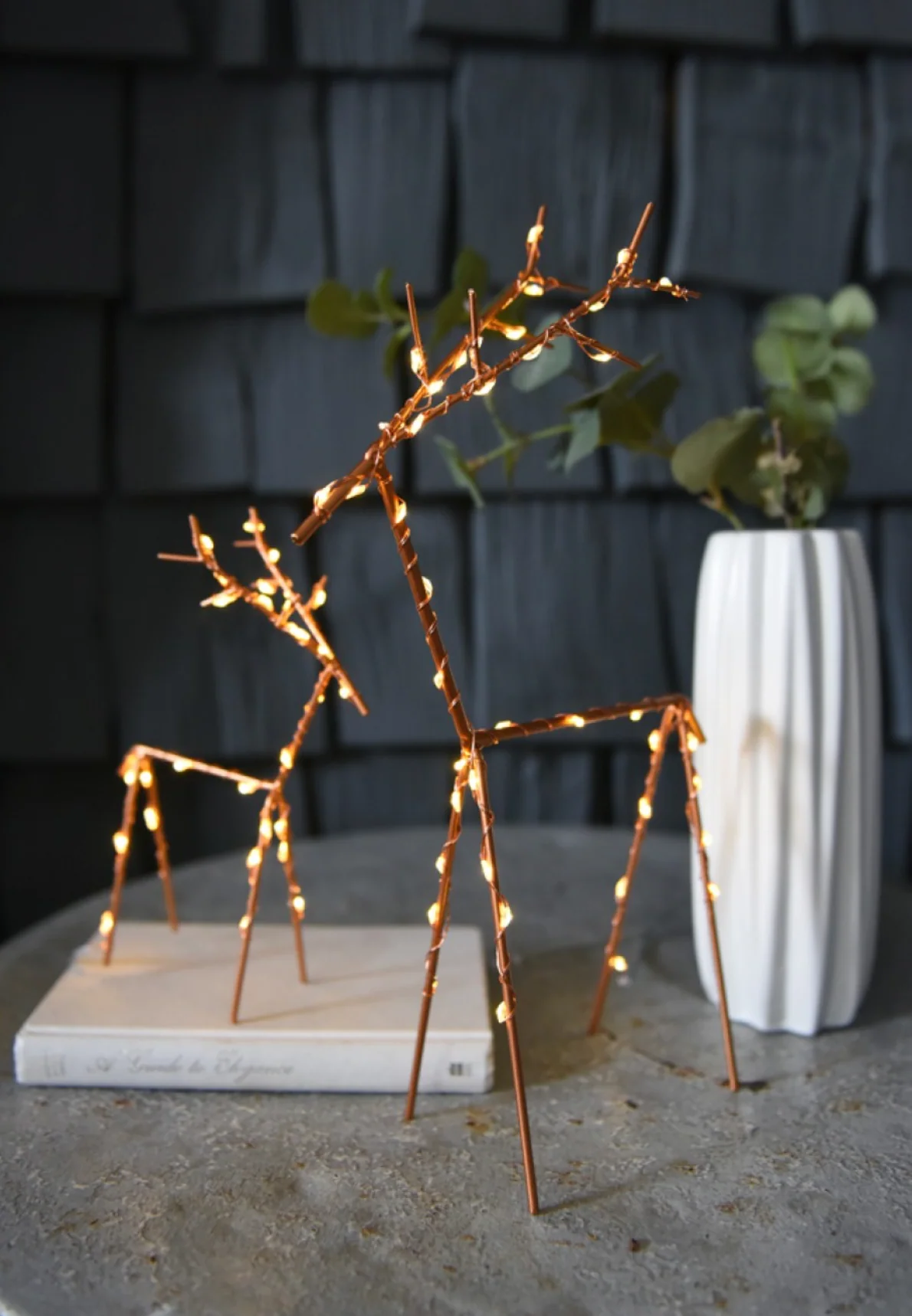 LED Table Top Wire Deer,Large(Battery Operated) - Image 4