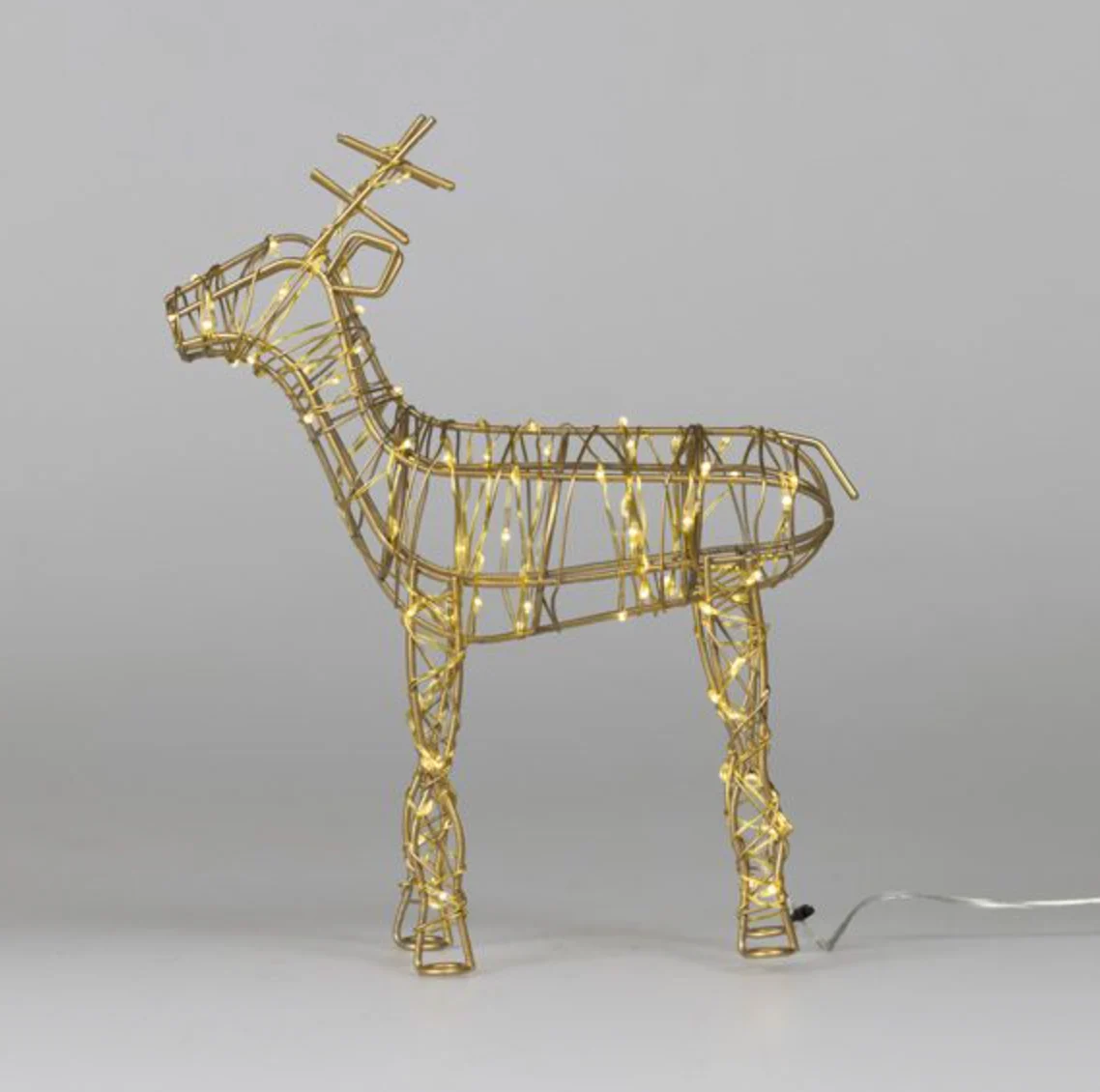 LED Table Top Wire Reindeer,Large(Battery Operated) - Image 7