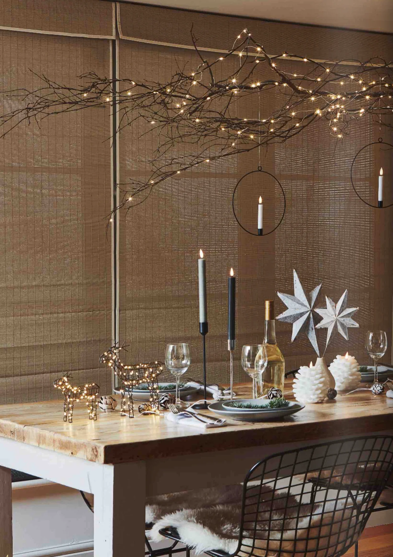 LED Table Top Wire Reindeer,Large(Battery Operated) - Image 9
