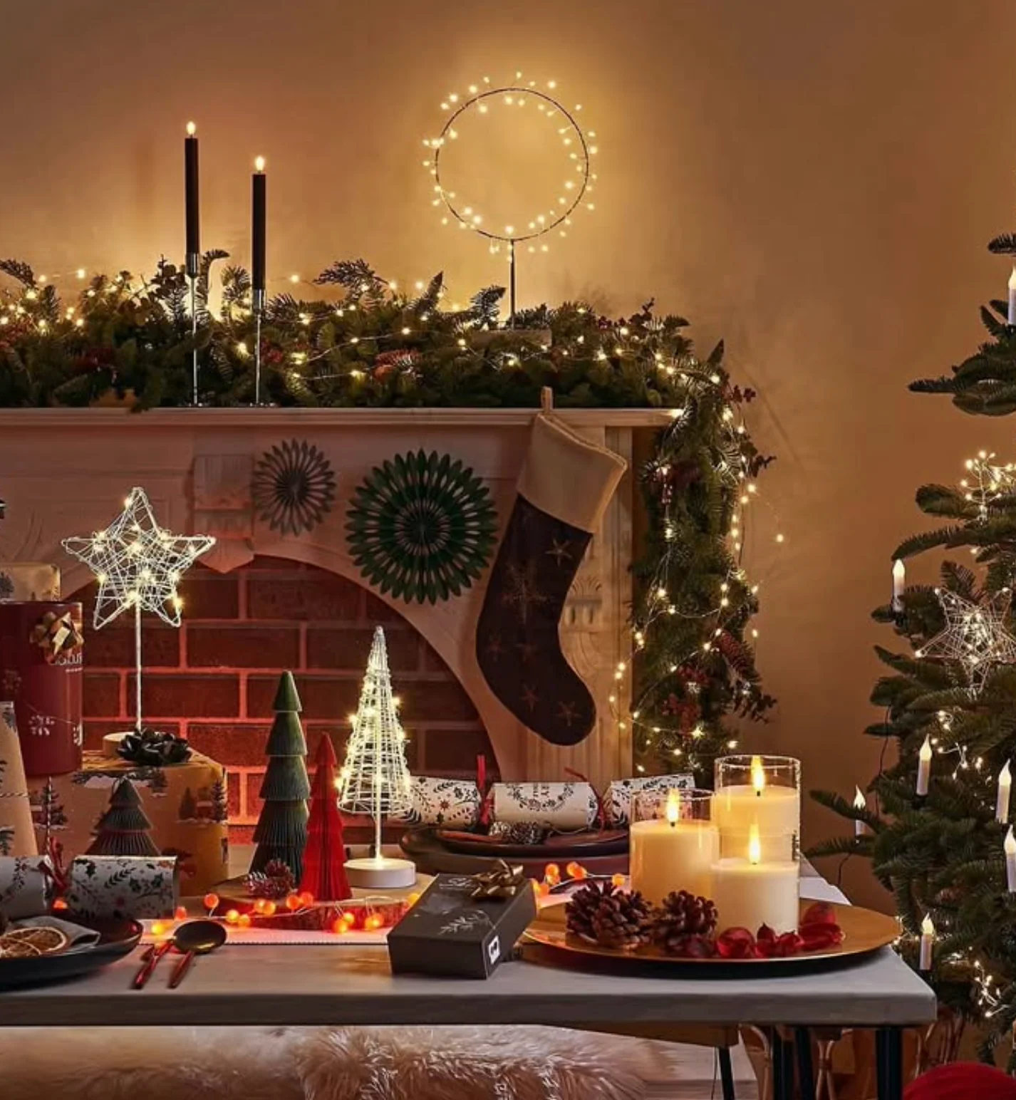 LED Table Tree, White - Image 5