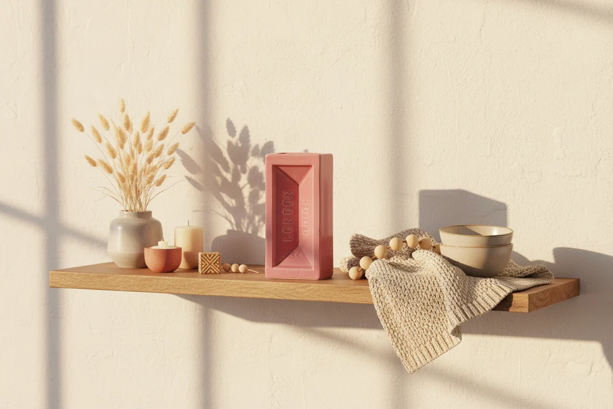 London Brick Vase, Pink - Image 2