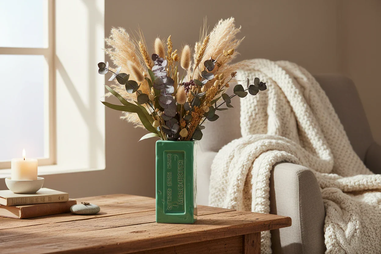 Manchester Brick Vase, Green