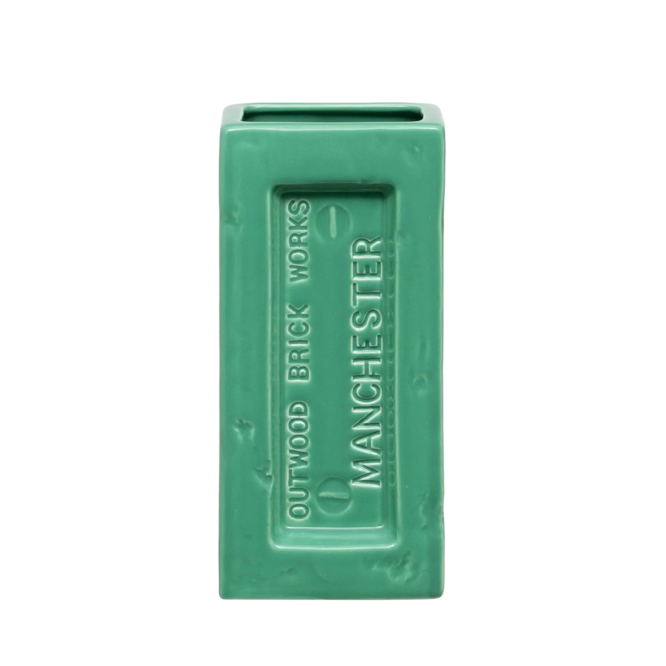 Manchester Brick Vase, Green - Image 4
