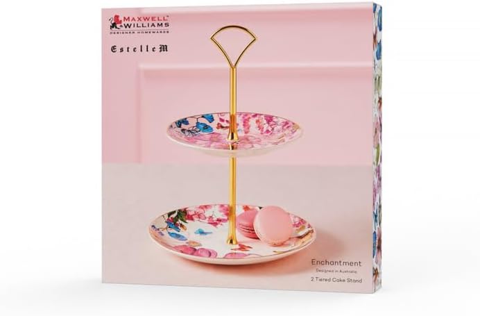 Maxwell & Williams Estelle Michaelides Enchantment 2 Tier Cake Stand - Image 6