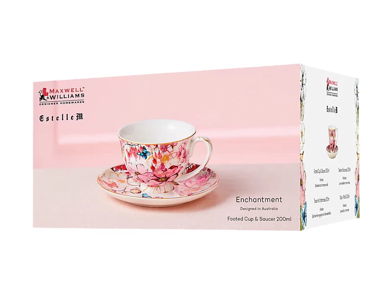 Maxwell & Williams Estelle Michaelides Enchantment Footed Tea Cup & Saucer Set - Image 9