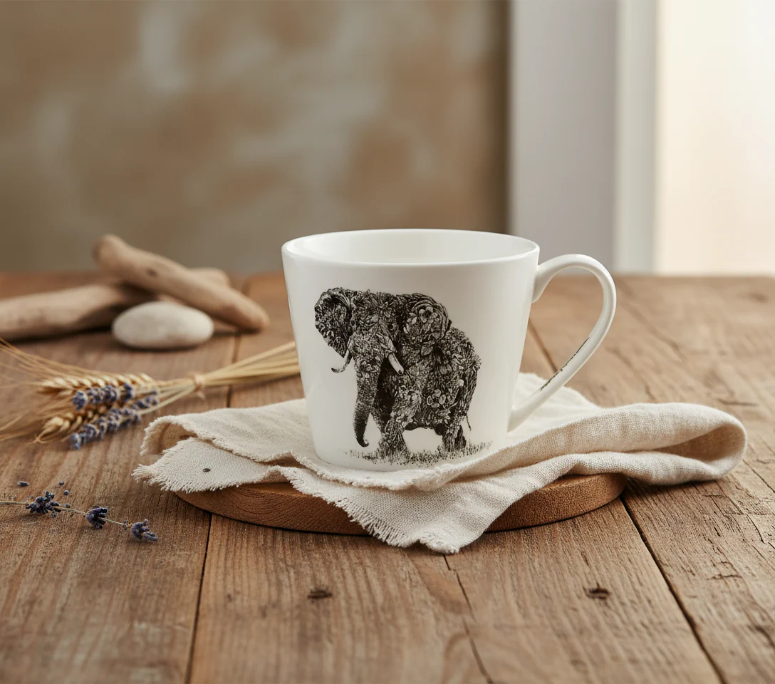 Maxwell & Williams Marini Ferlazzo Wildlife Mug , African Elephant - Image 2