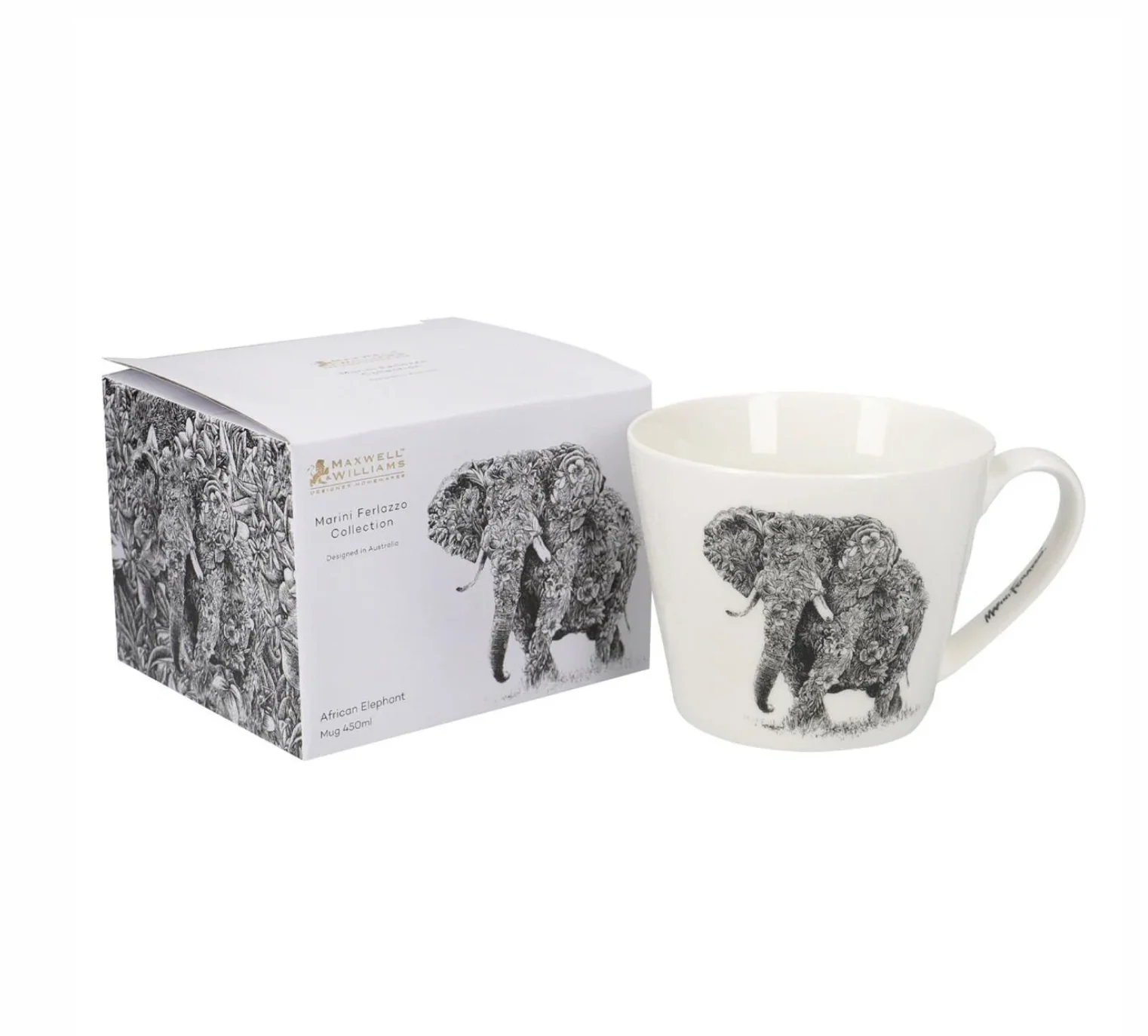 Maxwell & Williams Marini Ferlazzo Wildlife Mug , African Elephant - Image 7