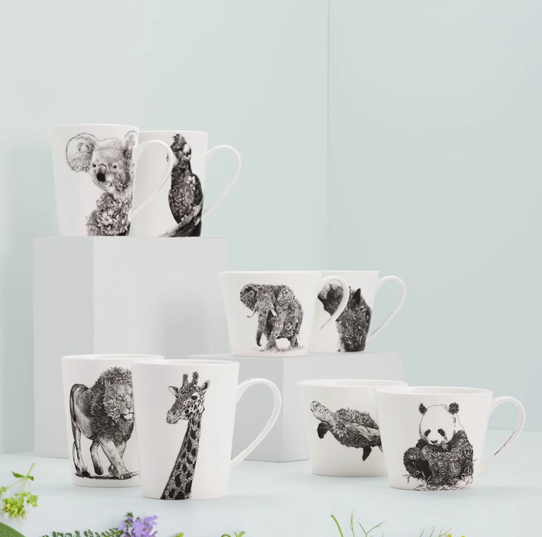 Maxwell & Williams Marini Ferlazzo Wildlife Mug, Giraffe - Image 8