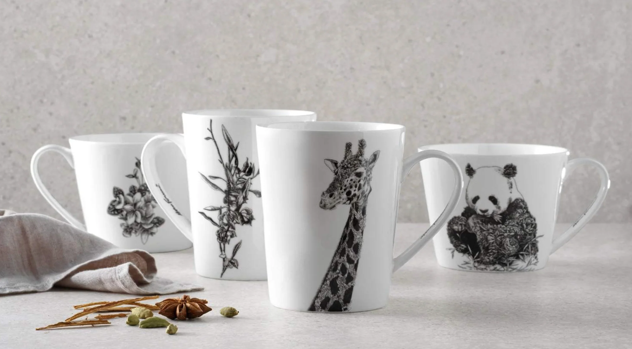 Maxwell & Williams Marini Ferlazzo Wildlife Mug, Panda - Image 6