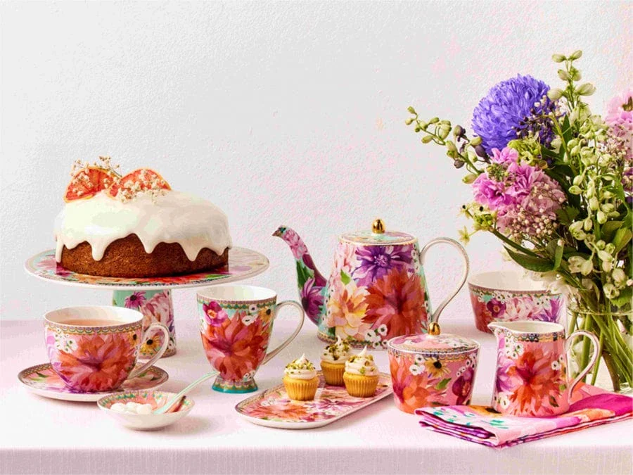 Maxwell & Williams Teas & C’S Dahlia Daze Creamer Jug, Pink - Image 4